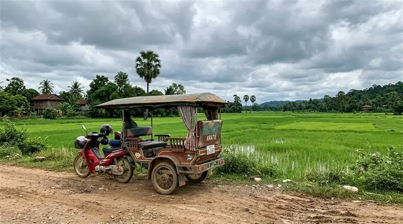 Novo's tuk-tuk in Kratié